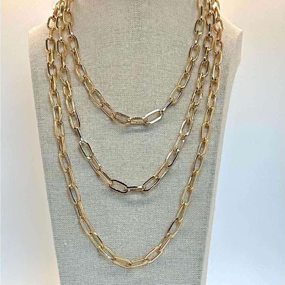 Paperclip Chain Necklace - Picture 11 of 11